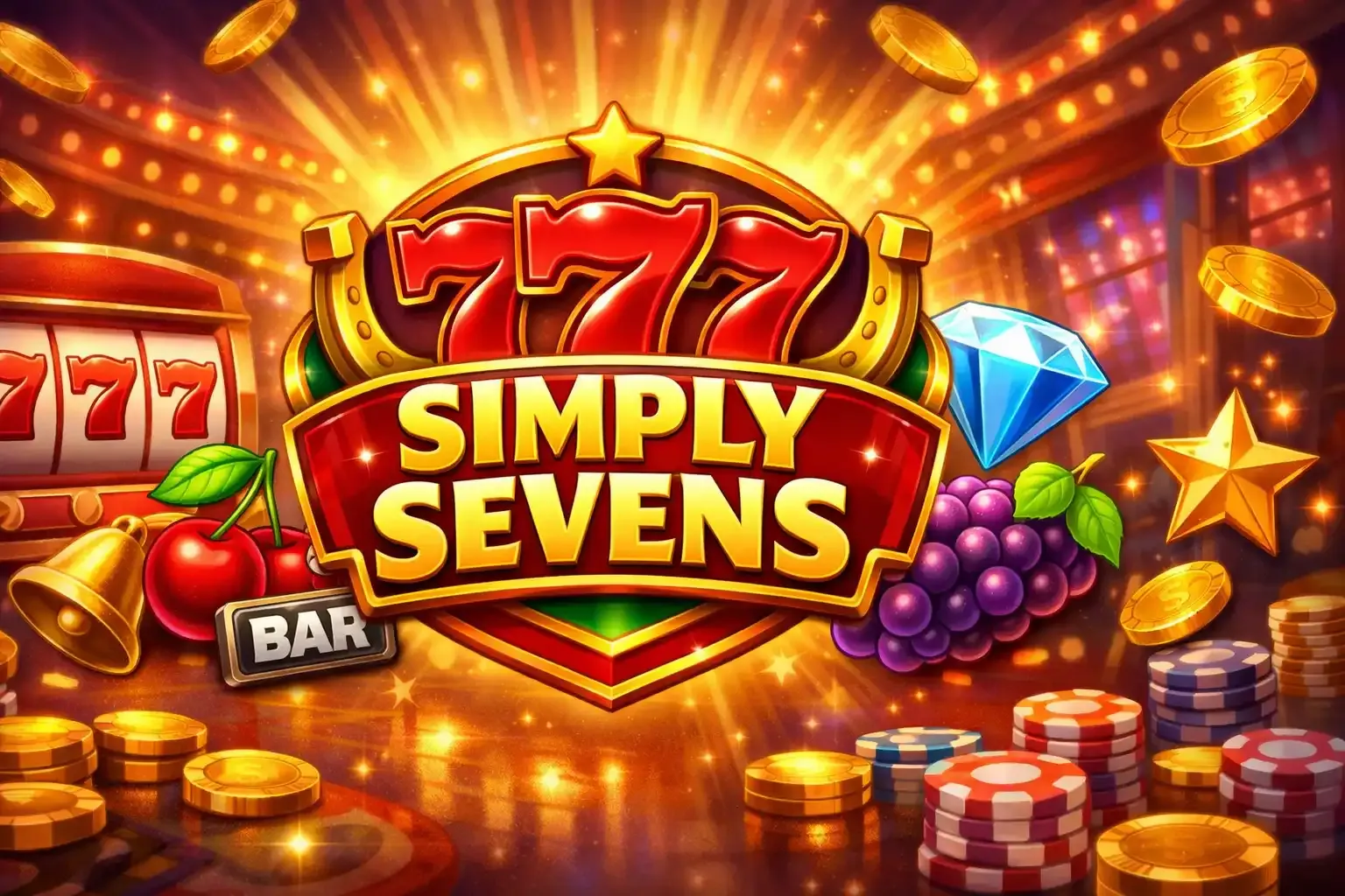 50 Free Spins na Simply Sevens